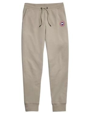 Canada Goose Logo Patch Drawstring Track Pants - Gray