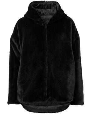 Save The Duck Reversible Hooded Coat - Black