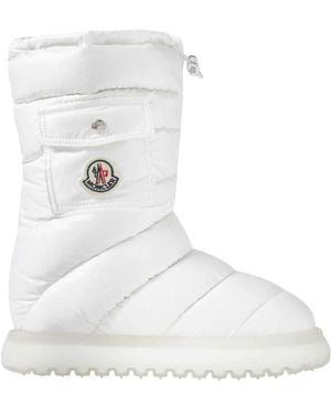 Moncler Gaia Short Boots - White