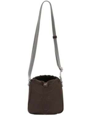 A.P.C. Adjustable Strap Backstage Crossbody - White