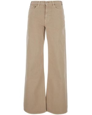 AG Jeans New Baggy High-Waist Jeans - Natural