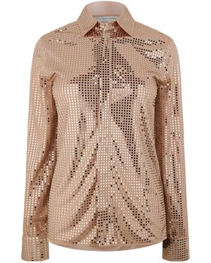 Bottega Veneta Plain Long-Sleeve Shirt - Brown