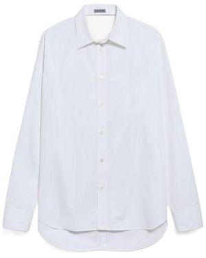 Balenciaga Draped Back Shirt - White