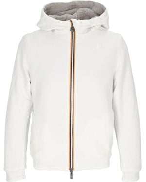 K-Way Reversible Logo Coat - White