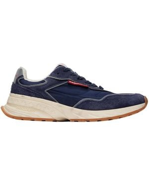 DSquared² Paneled Lace-Up Sneakers - Blue