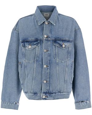 Agolde Stefano Long Sleeved Denim Jacket - Blue