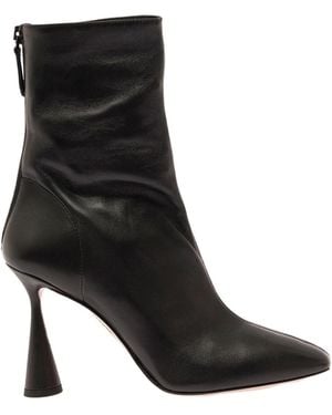 Aquazzura Amore High Heeled Ankle Boots - Black