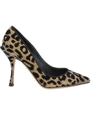 Dolce & Gabbana Leopardprint Highheels - Black