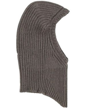 Rick Owens Plain Color Hat - Gray
