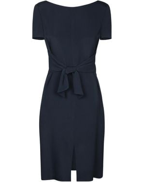 Emporio Armani Round-Neck Dress - Blue