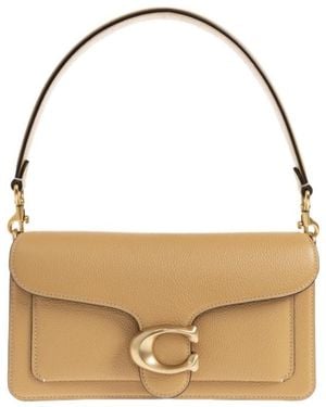 COACH Tabby Leather Shoulder Bag - Metallic