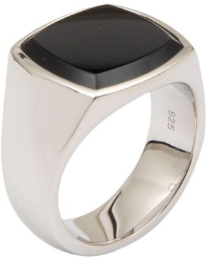 Tom Wood Signet Onyx Ring - Multicolour