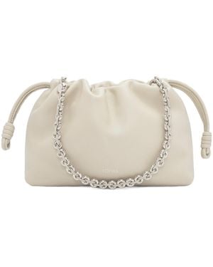 Loewe Flamenco Medium Drawstring Shoulder Bag - Natural