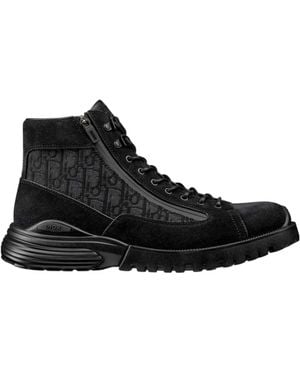Dior Homme Carlo Lace-Up Boots in Black for Men | Lyst
