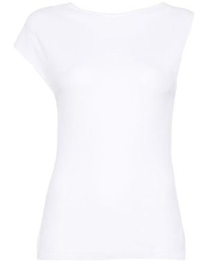 Alysi Asymmetrical T-Shirt - White