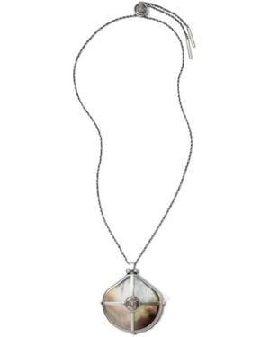 Versace Sea Frames Necklace - White