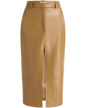 KHAITE Anden Midi Skirt - Natural