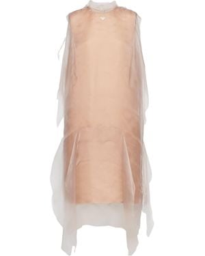 Prada Layered Sleeveless Dress - White