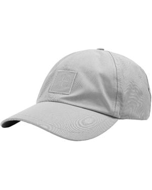 Stone Island Windproof And Durable Baseball Cap - White