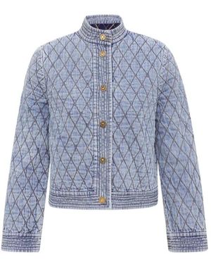 Zimmermann Denim Quilted Jacket - Blue