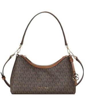 Michael Kors Sammy Small Zipper Shoulder Bag - Gray
