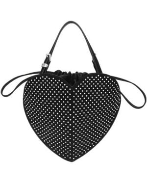 ROTATE BIRGER CHRISTENSEN The Heart Bag Rhinestone - Black