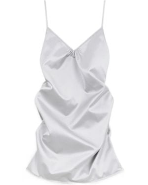 we11done Logo Halter Skirt - White