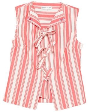 Stine Goya Striped Top - Red