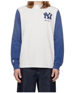 Polo Ralph Lauren Long-Sleeved Henley Shirt - Blue