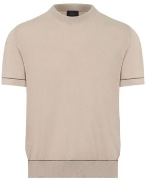 Brioni Textured Crew-Neck T-Shirt - White
