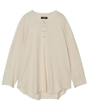 Undercover Eye Henley T-Shirt - Natural
