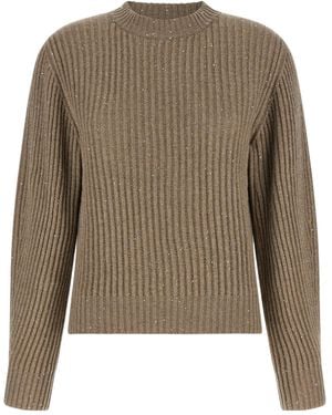 Brunello Cucinelli Crewneck Knitted Jumper - Green