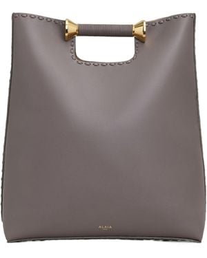 Alaïa Bobine Handbag - Gray