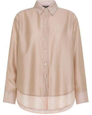 Seventy Layered-Design Shirt - Natural