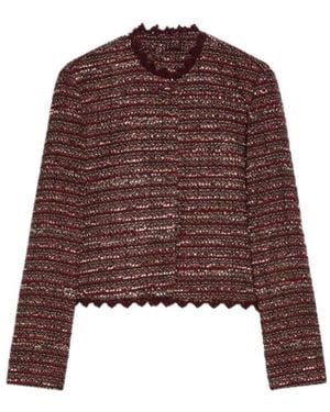 iBlues Tweed Jacket - Brown