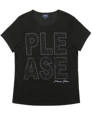 Armani Jeans Printed T-Shirt - Black