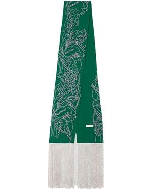 Dries Van Noten Tassel Scarf - Green