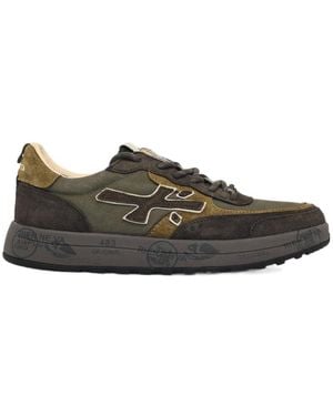 Premiata Nous Low-Top Sneakers - Brown