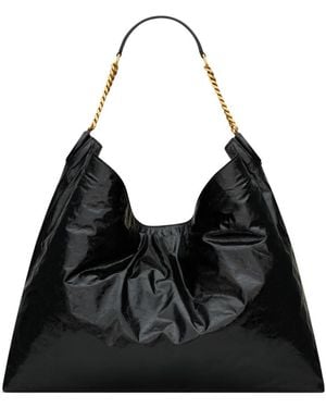 Saint Laurent Hortense Hobo - Black