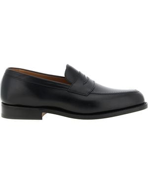 Tricker's Harvard Penny Loafers - Black