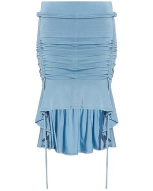 KNWLS Pleated Skirt - Blue