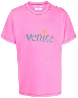 ERL Short-Sleeved T-Shirt - Pink