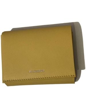 Jil Sander Logo Wallet - Green