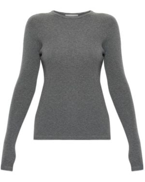 Lisa Yang Vivian Long Sleeve Top - Grey