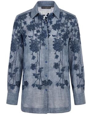 Ermanno Scervino Long Sleeve Shirt - Blue