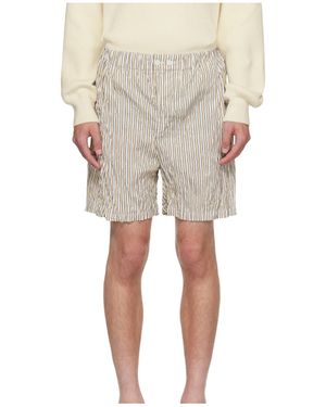 Bottega Veneta Wide-Leg Shorts - Natural