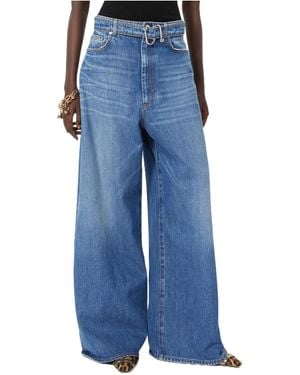 Sportmax Spdprocida Wide Leg Jeans - Blue