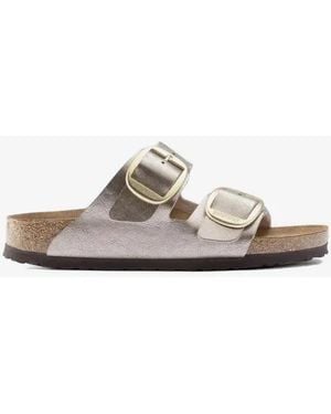 Birkenstock Arizona Buckle-Fastening Sandals - White