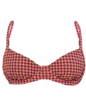 The Upside Aliki Bikini Top Beachwear - Red