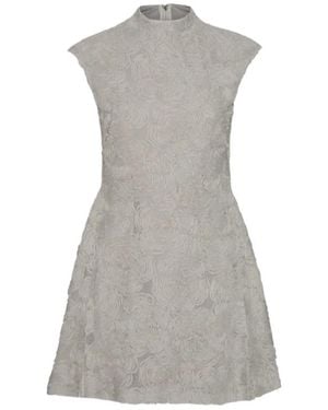 ROTATE BIRGER CHRISTENSEN Round Neck Dress - Grey